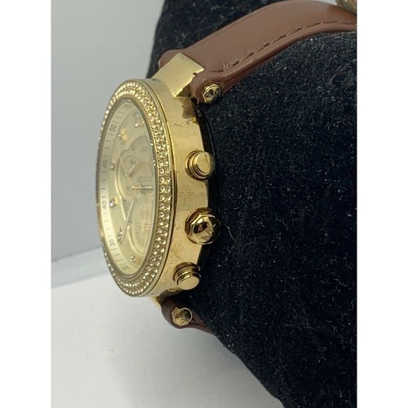 Michael Kors MK5354 Women\'s Brown Leather Analog G main image 4